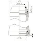 Tecora e Ball Kapp Set GaZelle 1 1 1 1 1 4 4 Campit fit Gestetgr. 45-45