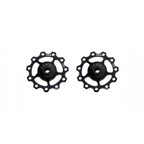 CEMA Derailleurwieltjes ALU 9 10 11V RVS zwart