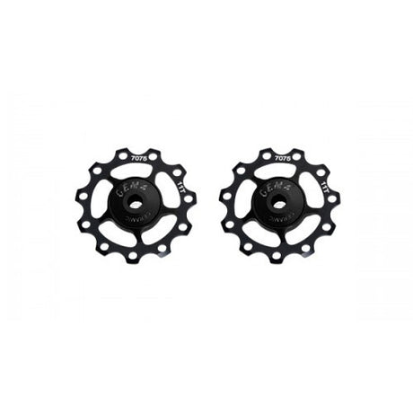 CEMA Derailleurwieltjes ALU 9 10 11V RVS zwart