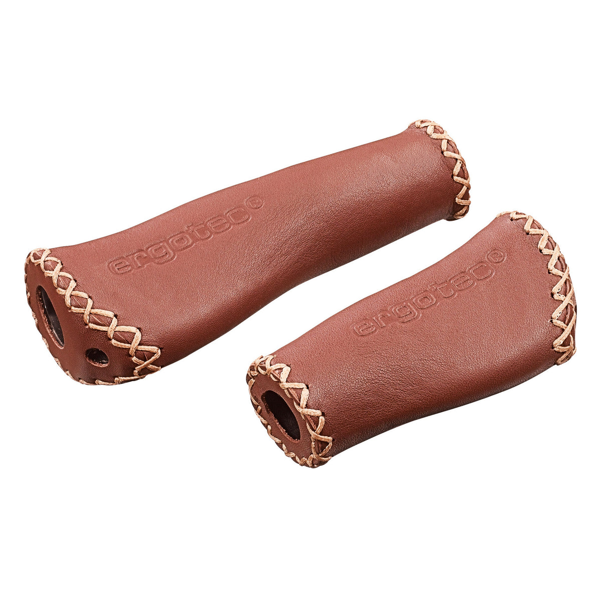 Ergotec Monaco Set Handles Le cuir 135 92 mm marron