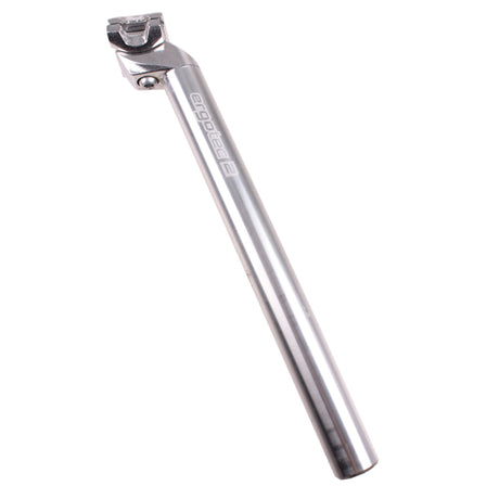 Ergotec zadelpen alu. zilver 31.2 setback 18mm