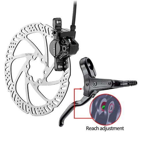 Zoom schijfrem-set hydro rechts hb-875 1800mm