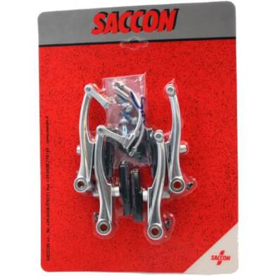 SACCON V-BRAKE SET FOR + AUTHER SILVER