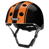 Melon Helm Urban Active Double Orange Black glossy M-L