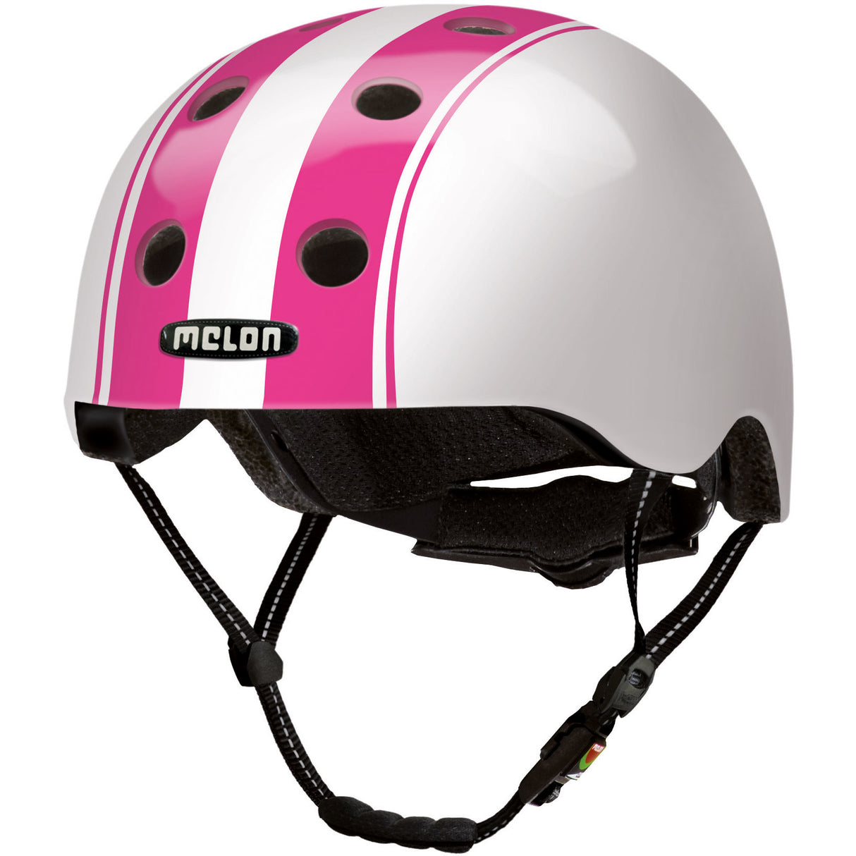 Melon Helm Urban Active podwójna różowa biała xl-2xl