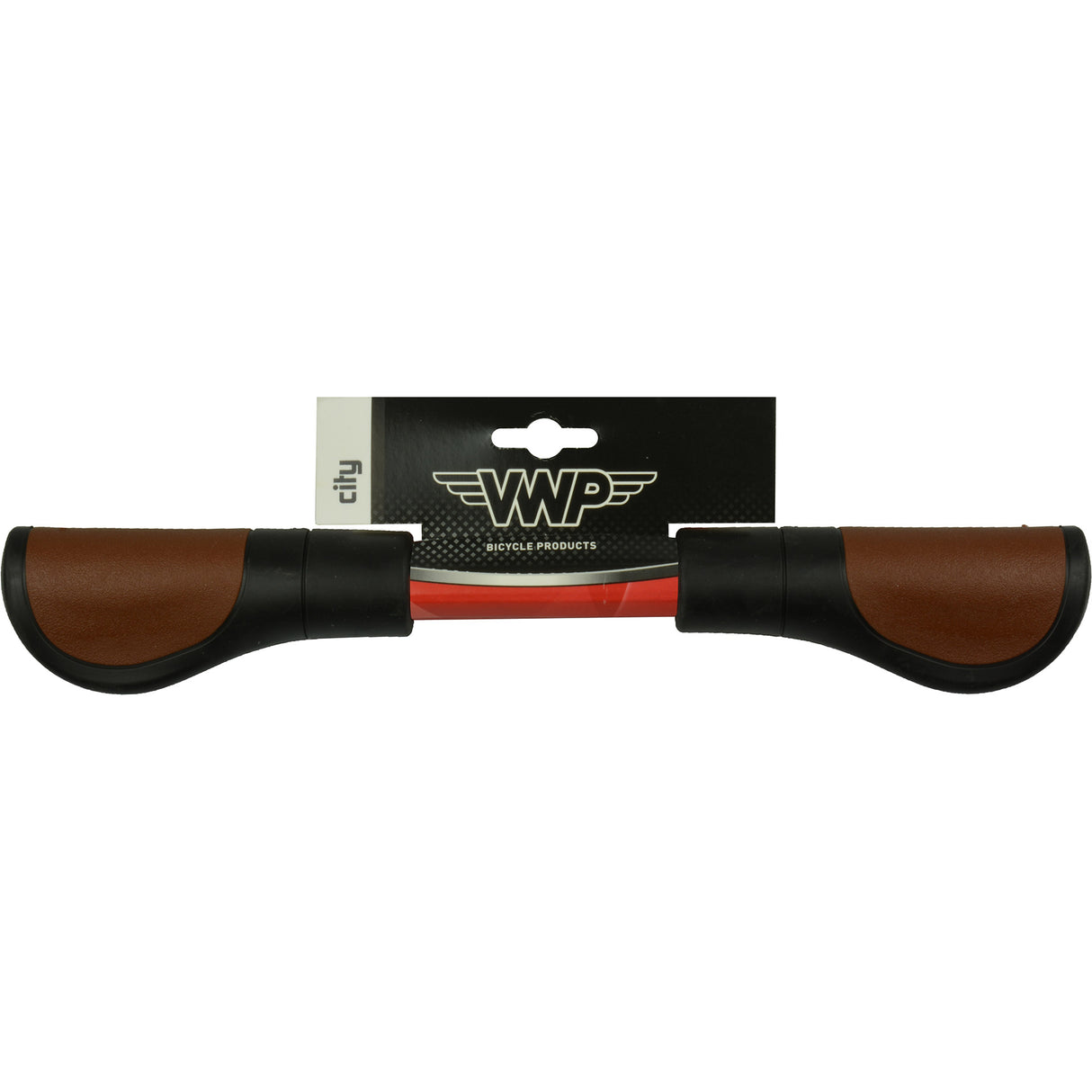 VWP -Fahrradgriff Leder, 11,5 cm, schwarzbraun