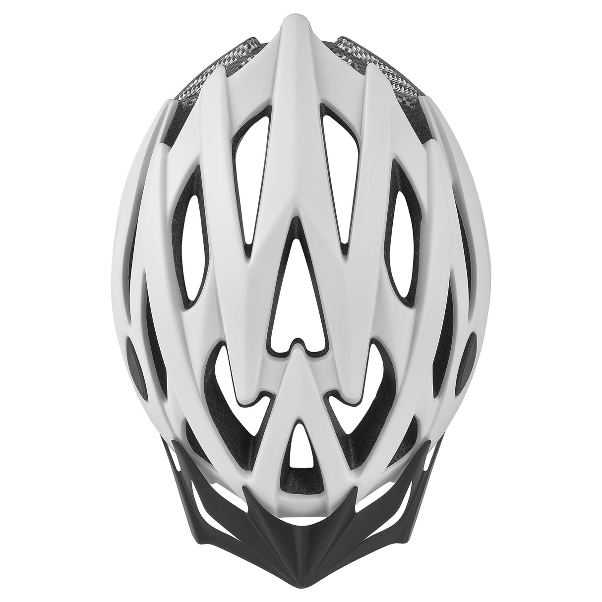 Polisport-Zweig-Fahrradhelm M 55-58 cm weißer Mattkohlenstoff