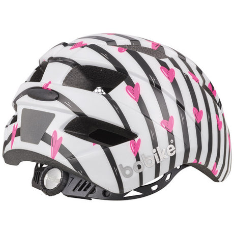 Bobike Kinderhelm Plus Pinky Zebra S (52-56cm) White