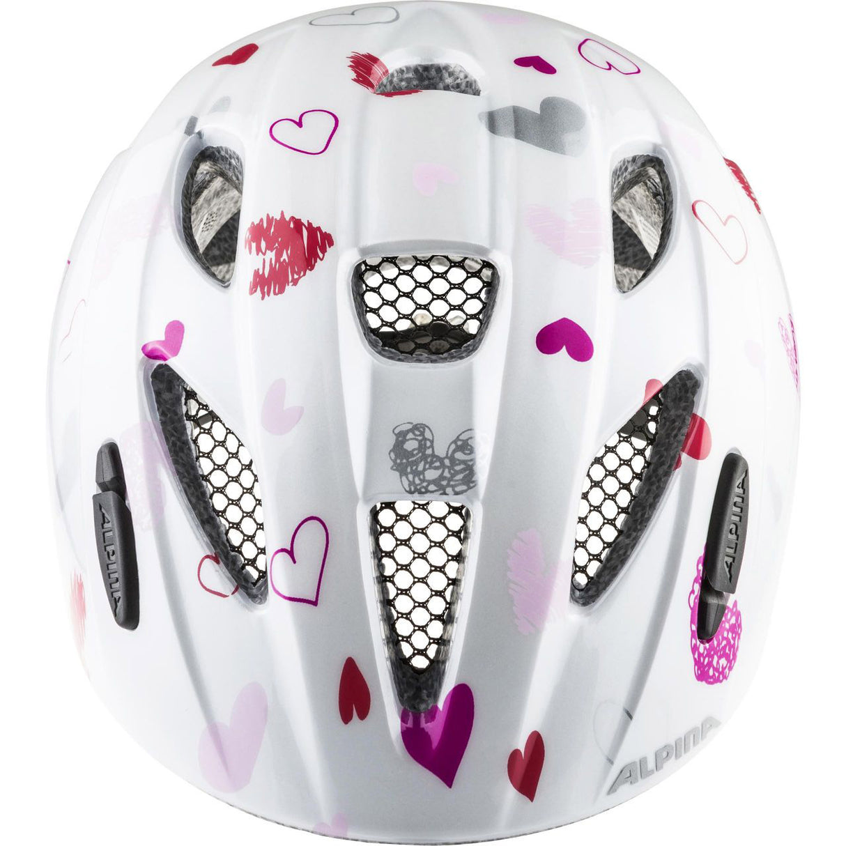 Olympesch Sportsdauer Sport Kinderhelm Ximo White Häerzer 45-49 Gloss