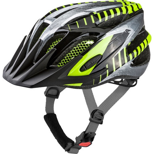 Olympischer Sportbekleidung Helm fb jr. 2.0 Schwarzstahl-Neon GLS 50-55