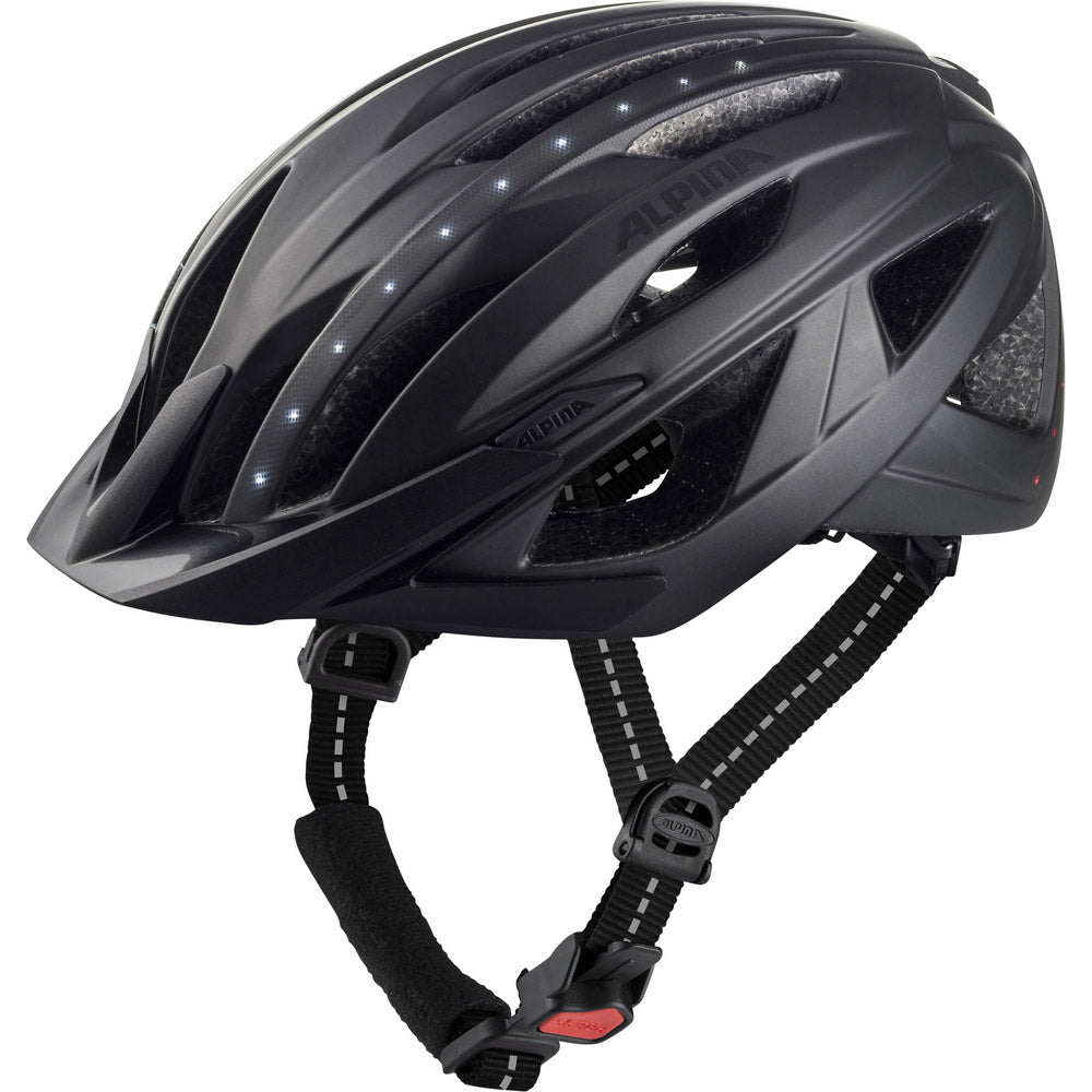 Alpina Helm Haga Led Black Matt 58-63