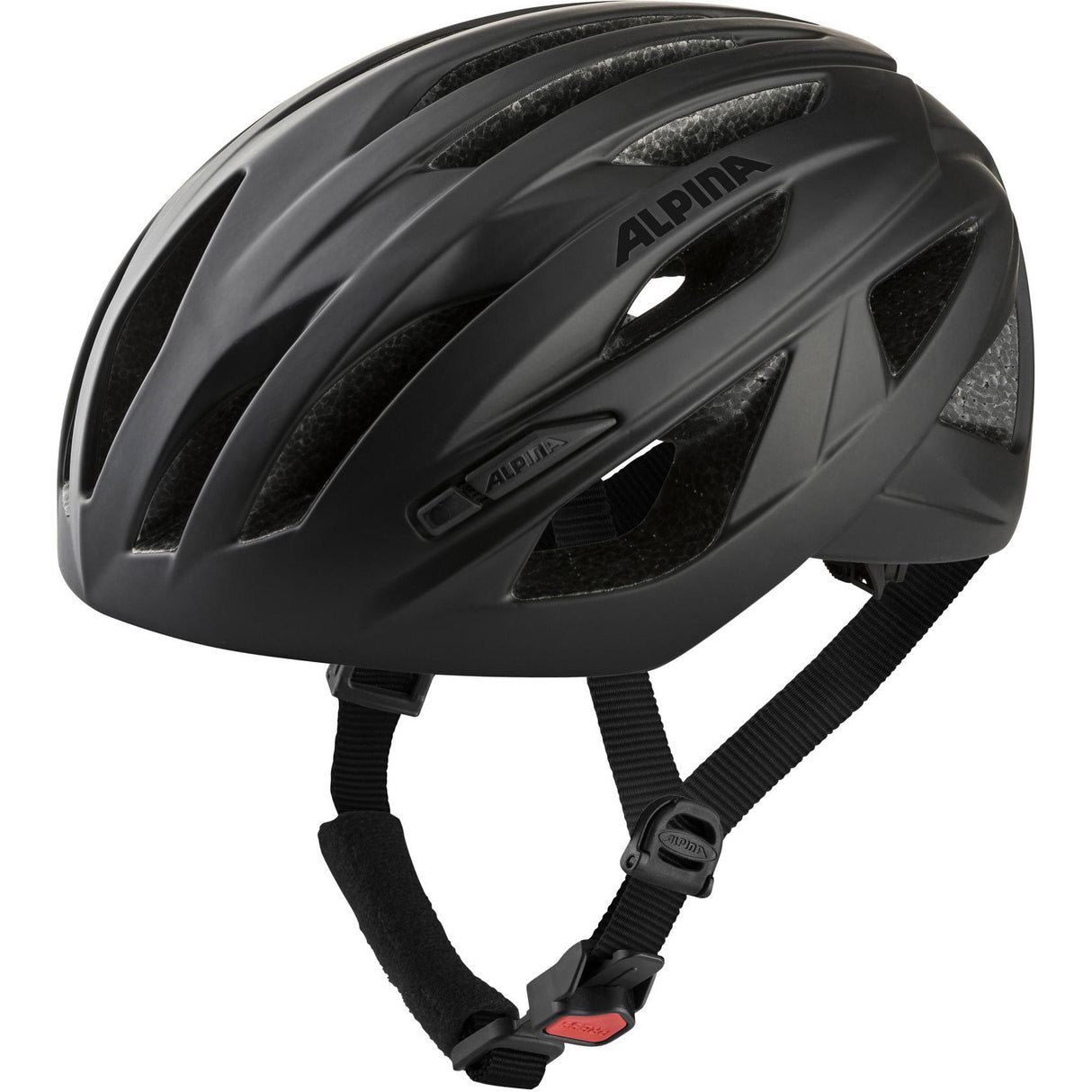 Helm de chemin Alpina Unisexe Mat noir Taille 51-56 cm (s)