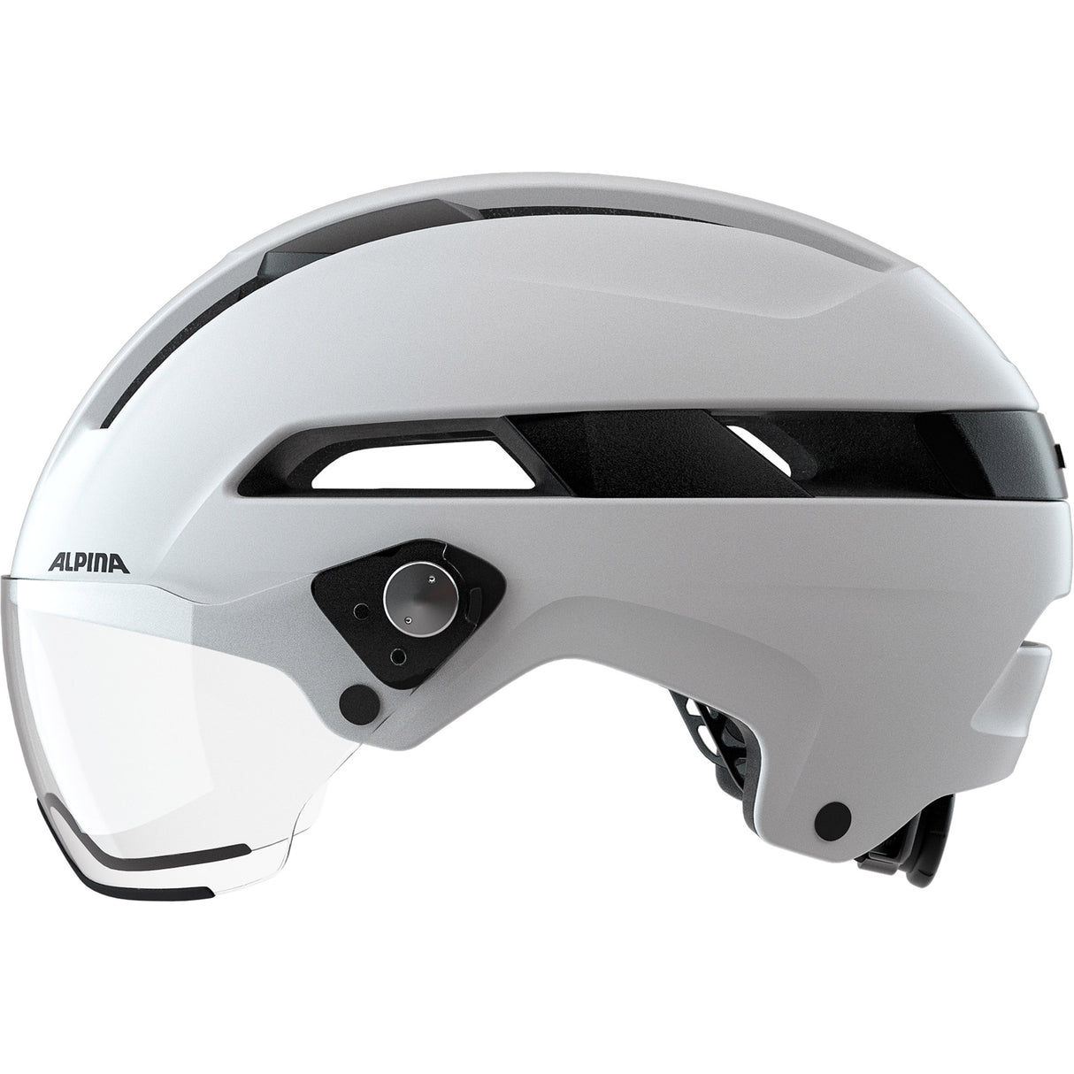 Olympesch Sportswear Helm Soho Visor wäiss Matt 51-56