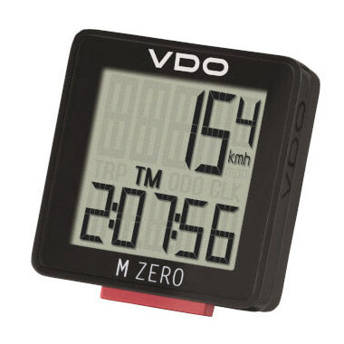 fietscomputer M Zero WR807 zwart rood -u