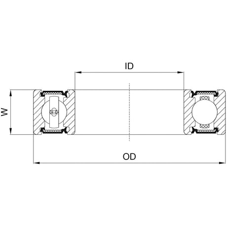 Union kogellager ball bearing cb-078 12x32x10