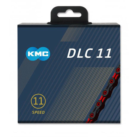 KMC Fietsketting DLC 11 118 Schakels - Rood Zwart