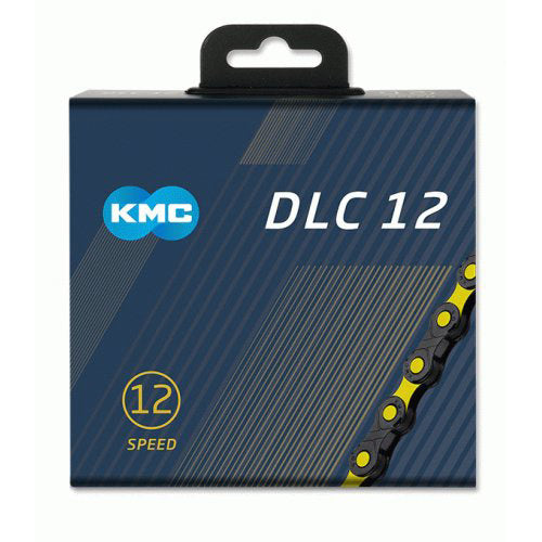 KMC Bicycle Chain DLC 12 126 Schakels (gul sort)