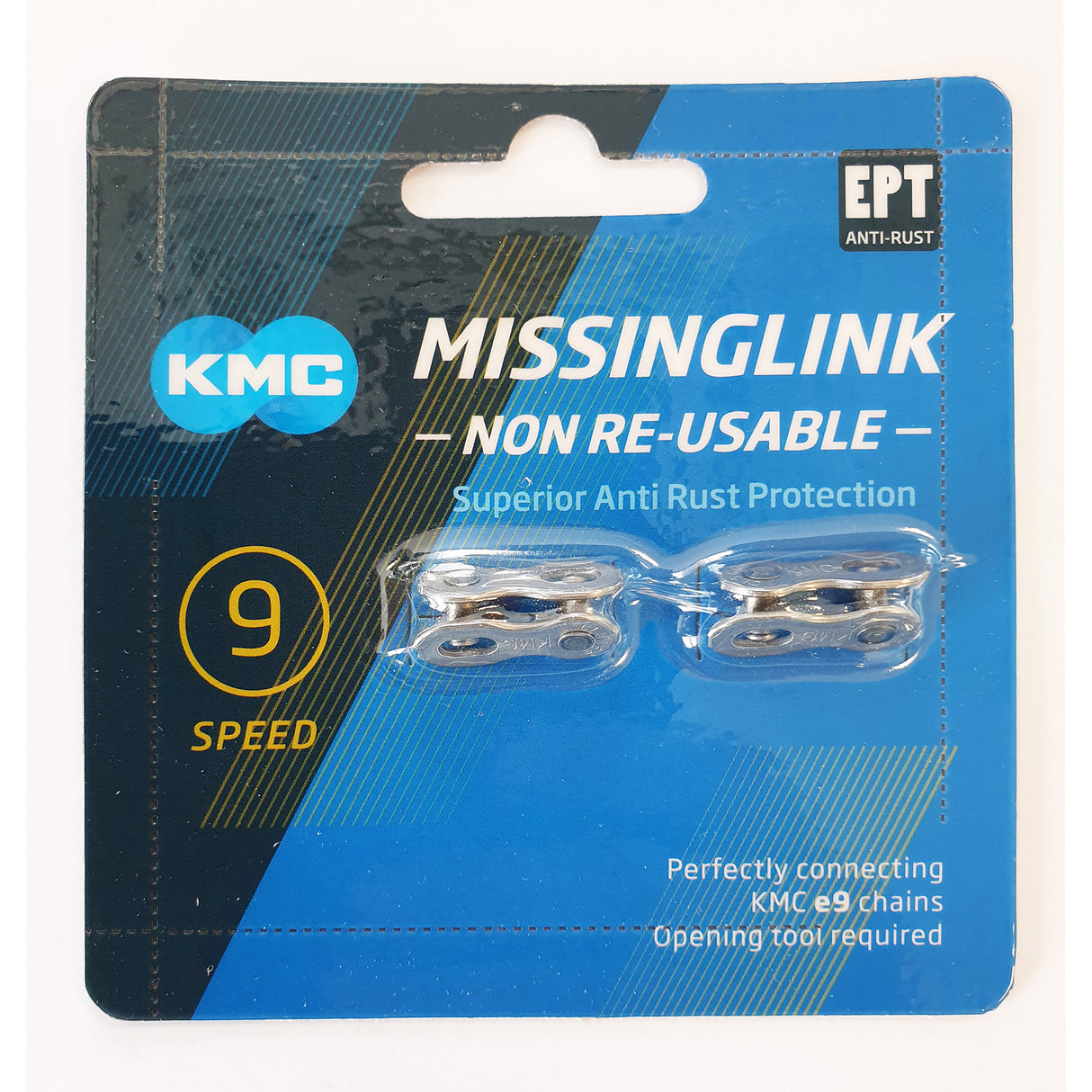 KMC SLOESSCHIP MISSINGLINK 9NR EPT Silver 6.6mm 9V (2)