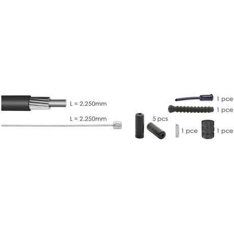 Elvedes schakelkabelkit univ. zwart 2021040