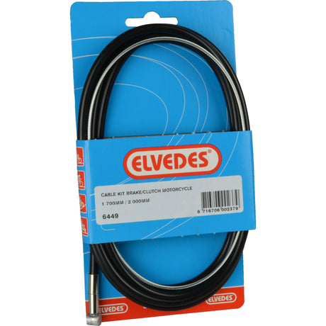 Elvedes rem koppelingskabel cmpl. 8x8nippel 1,8mm 6449