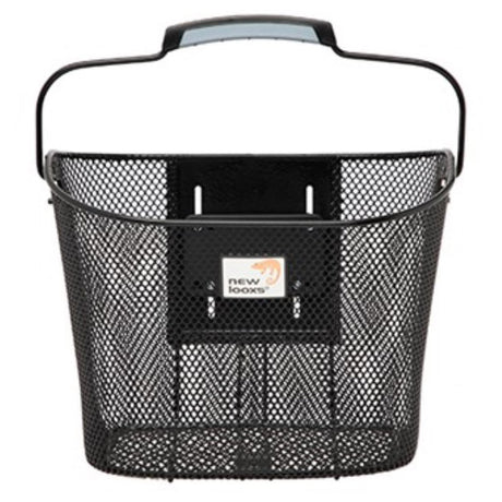 Newlooxs toscane klickfix - afneembare fietsmand - stuur - 19 liter - staal - zwart