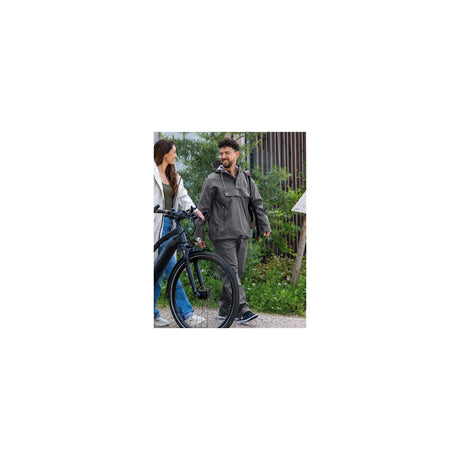 Mirage regenjas rainfall closed jacket - maat xl - gemaakt van polyester soft touch - earl grey
