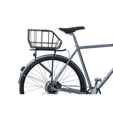 Basil Portland Bicycle basket Mik on the back of matte black