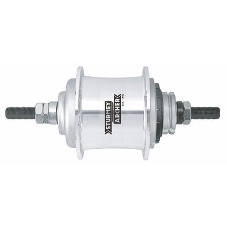 Versnellingsnaaf Sturmey Archer S-RF3 3 speed vrijloop - 36 gaats - zilver