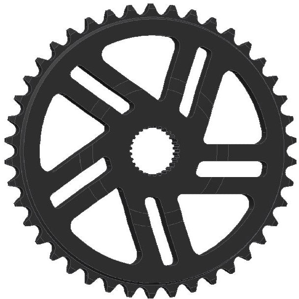 Gear Gen. 4 NW 38T Cl47,5 dm 3 mm črna