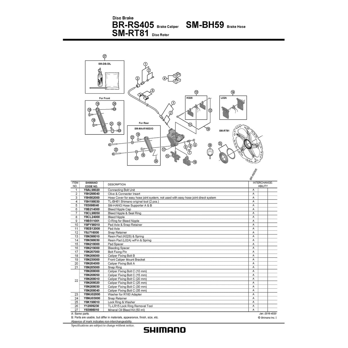 Shimano Centerlock SM-RT81 Suppling Lock Ring Washer