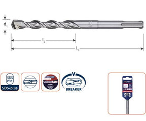 Rotec sds-boor 110 160 14mm
