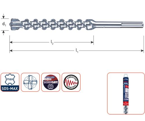 Rotec sds max-boor 370 250 32mm