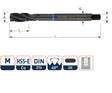 Rotec machinetap din376 m16 rvs blind