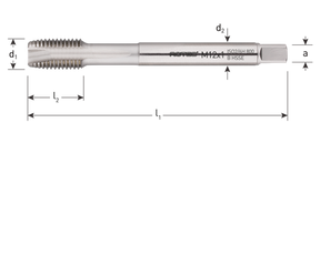 Rotec machinetap din374 mf20x1.5