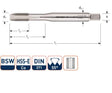Rotec machinetap din371 3 8 bsw doorlopend