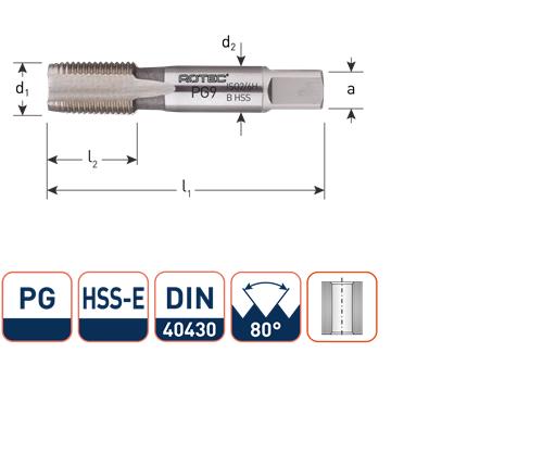Rotec machinetap din374 pg7