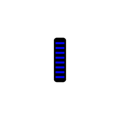 Rrp proguard cable tie - front - sticker - max protection - blue