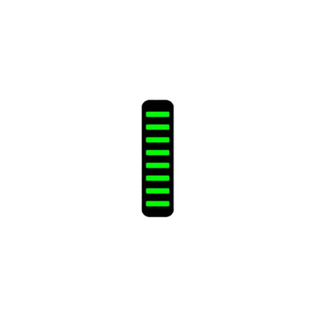 Rrp proguard cable tie - front - sticker - max protection - neon green