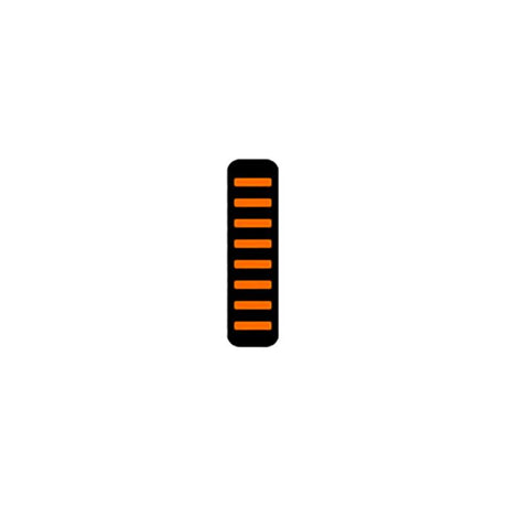 Rrp proguard cable tie - front - sticker - standard - orange