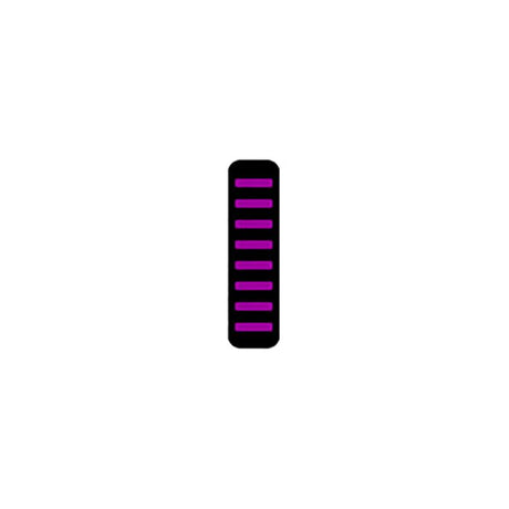 Rrp proguard cable tie - front - sticker - mini - purple