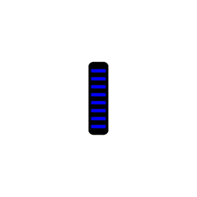Rrp proguard cable tie - rear - sticker - blue