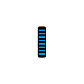 Rrp proguard bolt on v1 - front - sticker - standard - cyan