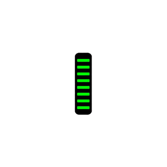Rrp proguard bolt on v1 - front - sticker - mini - neon green