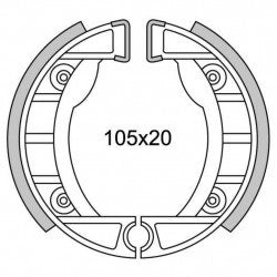 Newfren zavorni segment GF0152 CIAO, SI Ø105mm za (lito kolo)