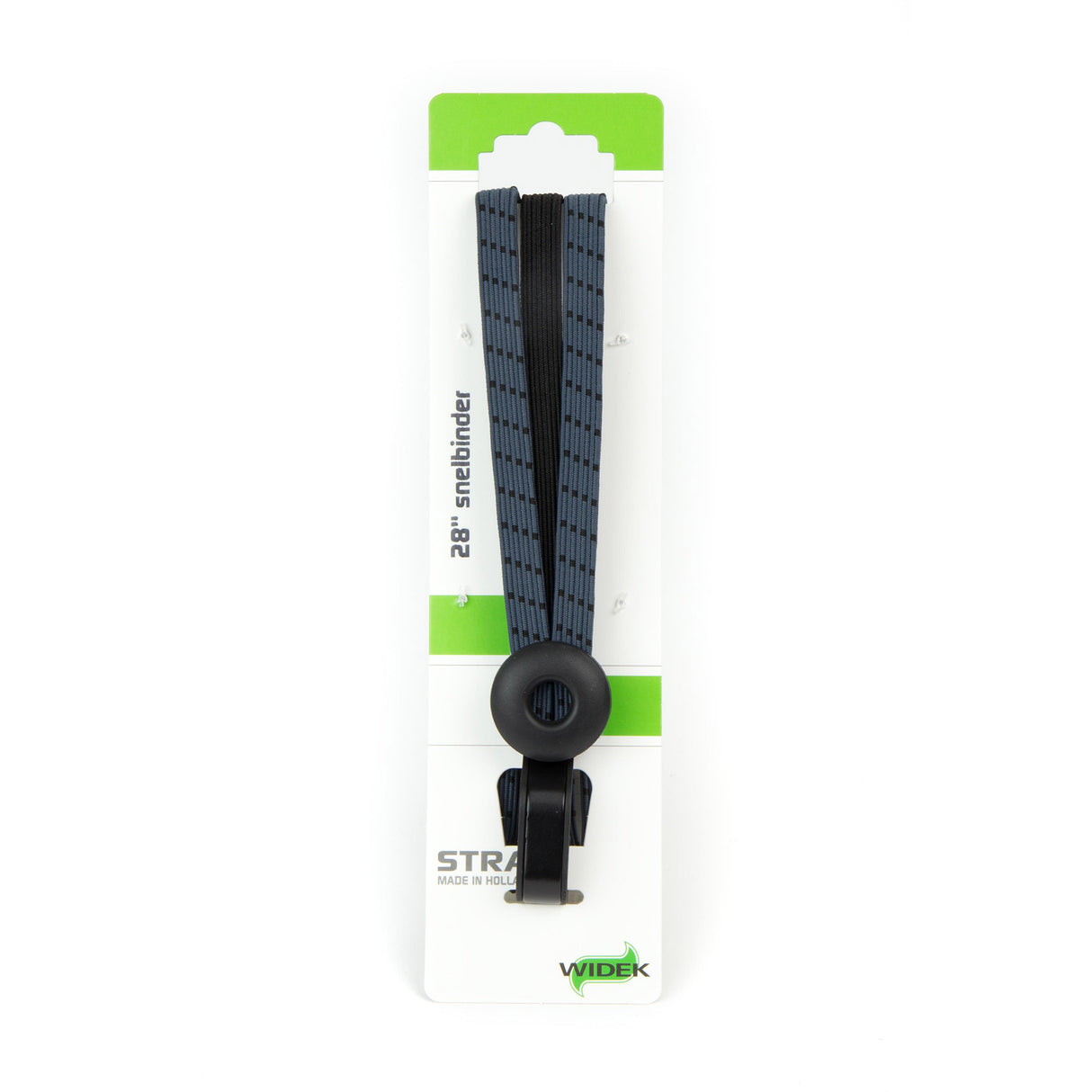 Widek triobinder eye met haak 3x12mm zwart blauwgrijs