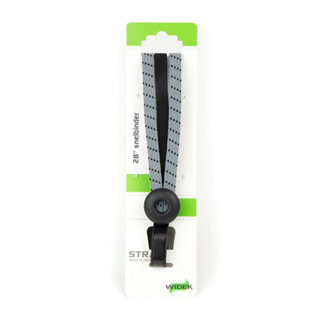 Widek triobinder eye met haak 3x12mm zwart steengrijs