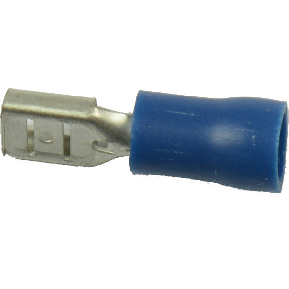 Bofix kabelschoen amp vrouw plat 4,8mm blauw (25st)