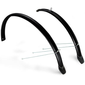 spatbordenset 26 inch 58 mm zwart