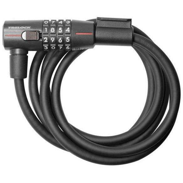 Trelock sk415 spiraalkabelslot code 180 15mm zwart