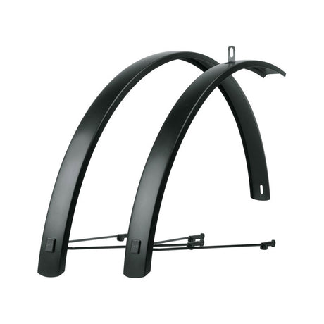 Sks spatbordset 28 (622) edge al 46mm aluminium zwart
